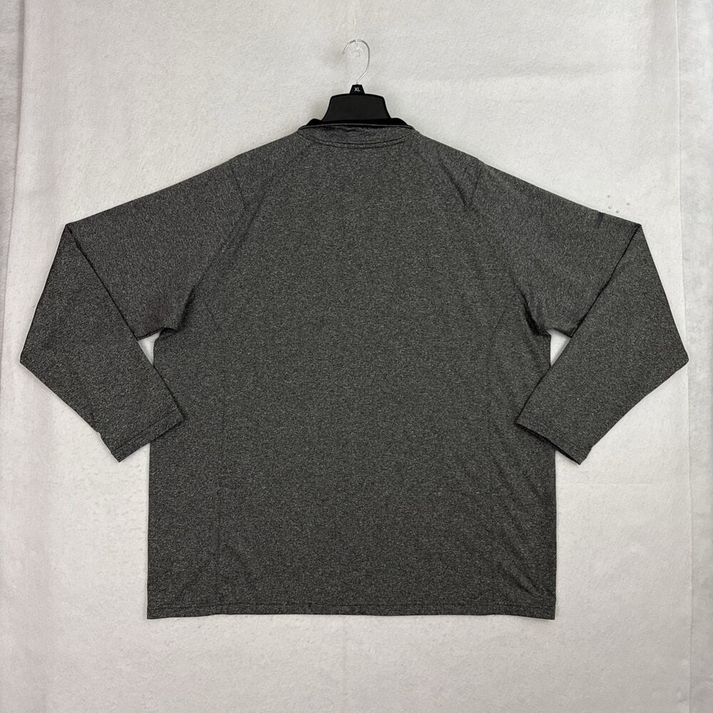 UNRL Elite Quarter Zip Pullover Mens 3XL Gray Heather Performance Stretch Golf - Picture 4 of 14